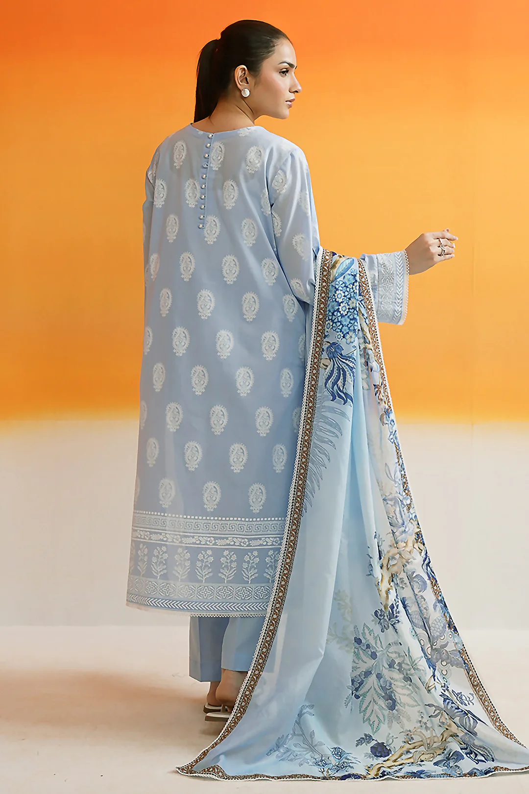 Shirt Shalwar Dupatta - 0666 - Image 4