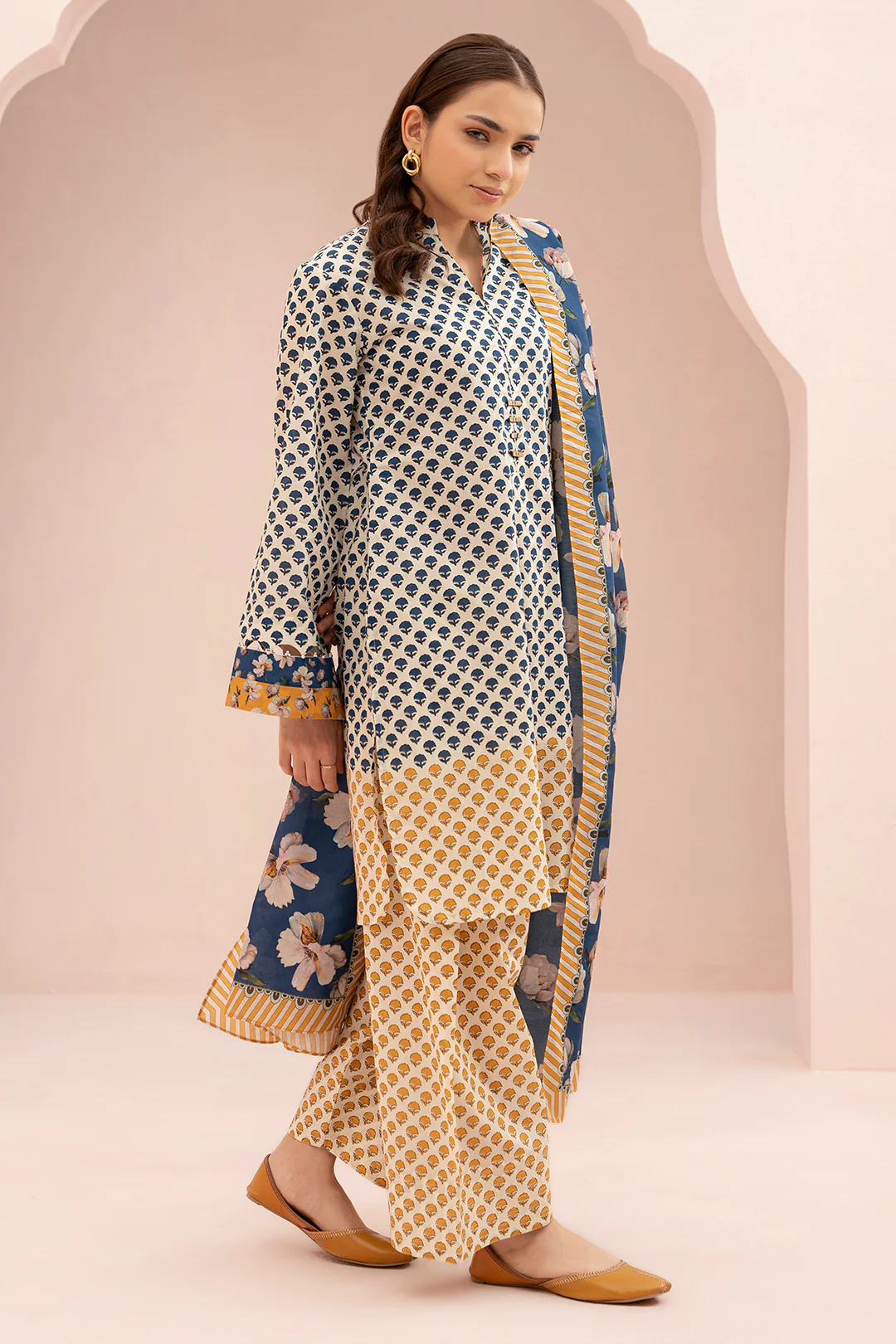 Shirt Shalwar Dupatta - 0667 - Image 2