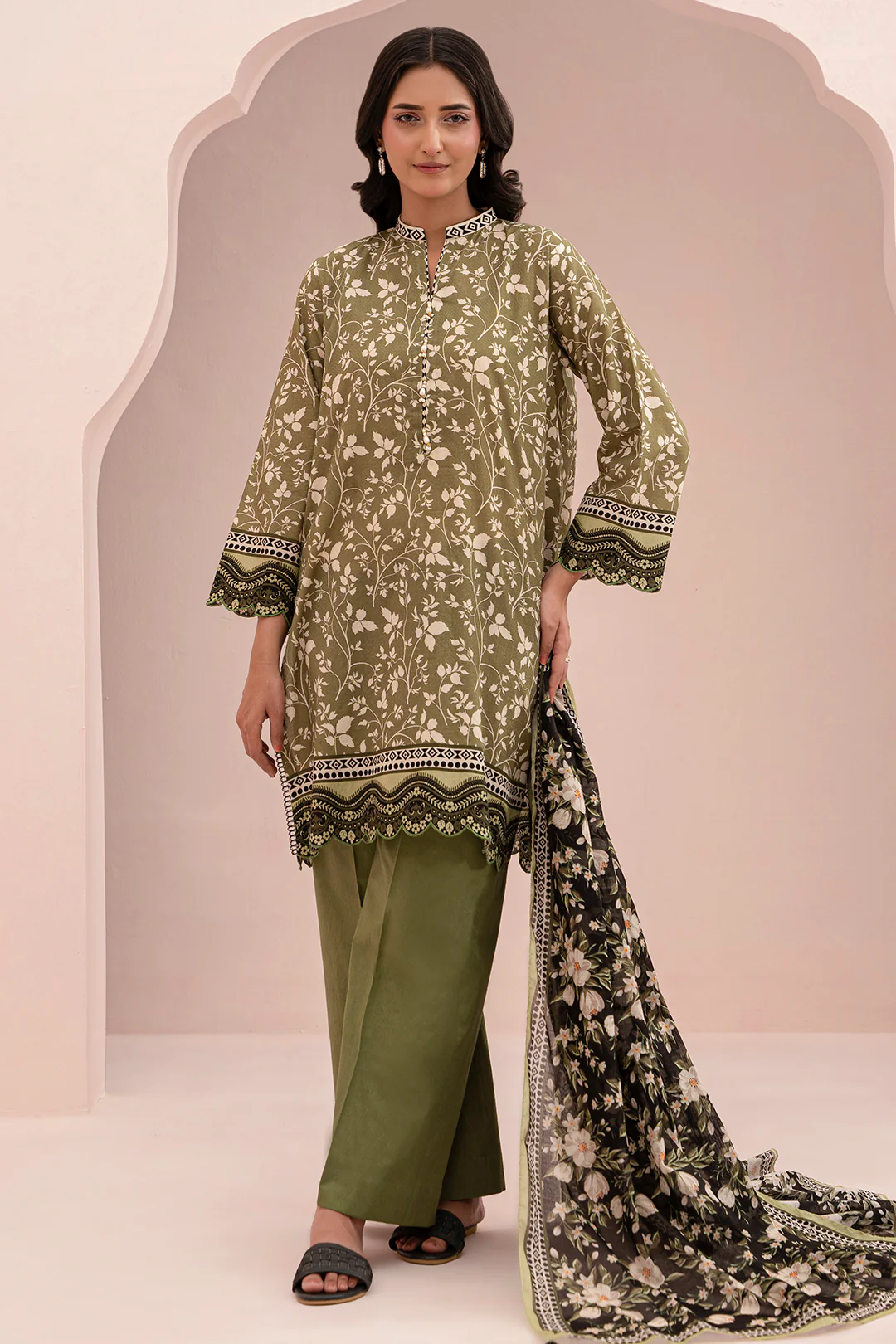 Shirt Shalwar Dupatta - 0718 - Image 4