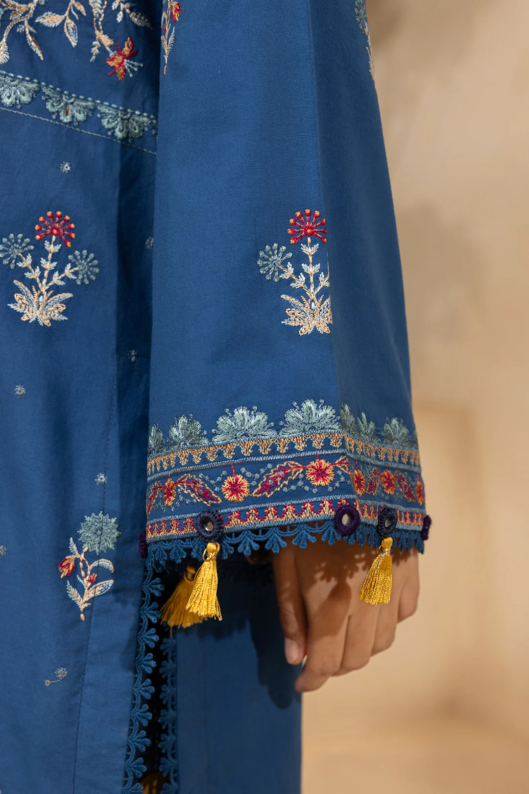 Embroidered Shirt Shalwar Dupatta - 0460 - Image 10