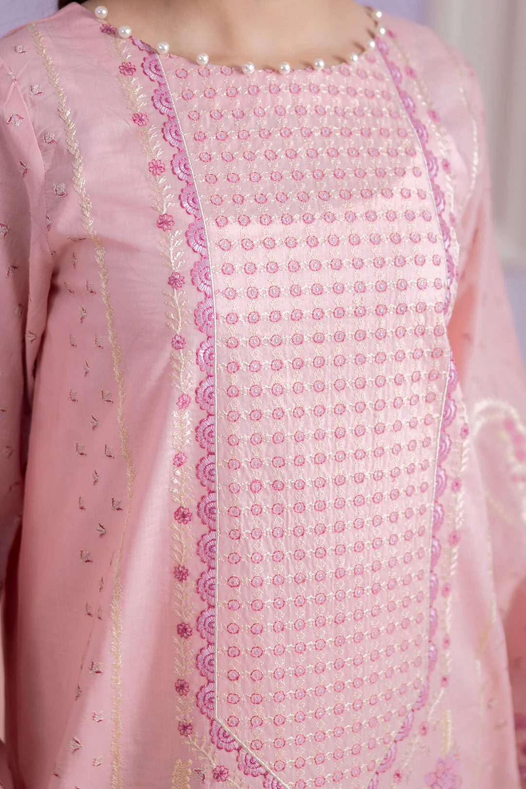 Embroidered Shirt Shalwar Dupatta - 0575 - Image 5