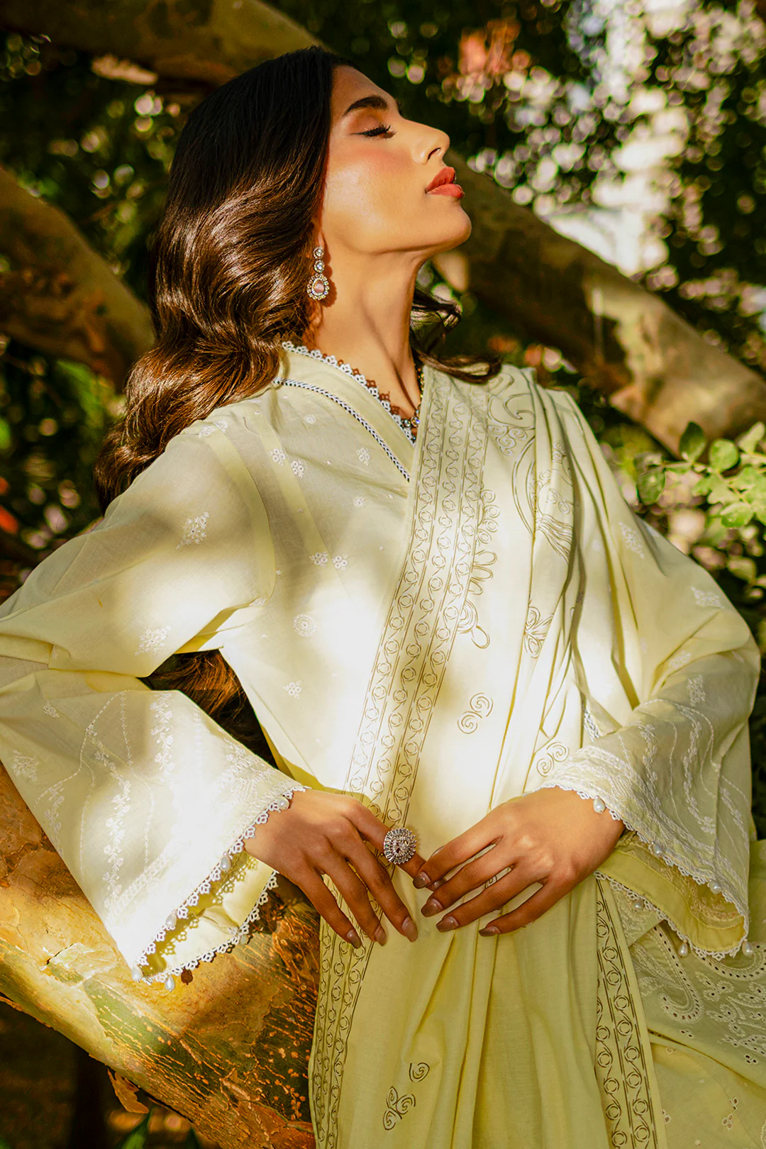 Embroidered Shirt Shalwar Dupatta - 0790 - Image 3