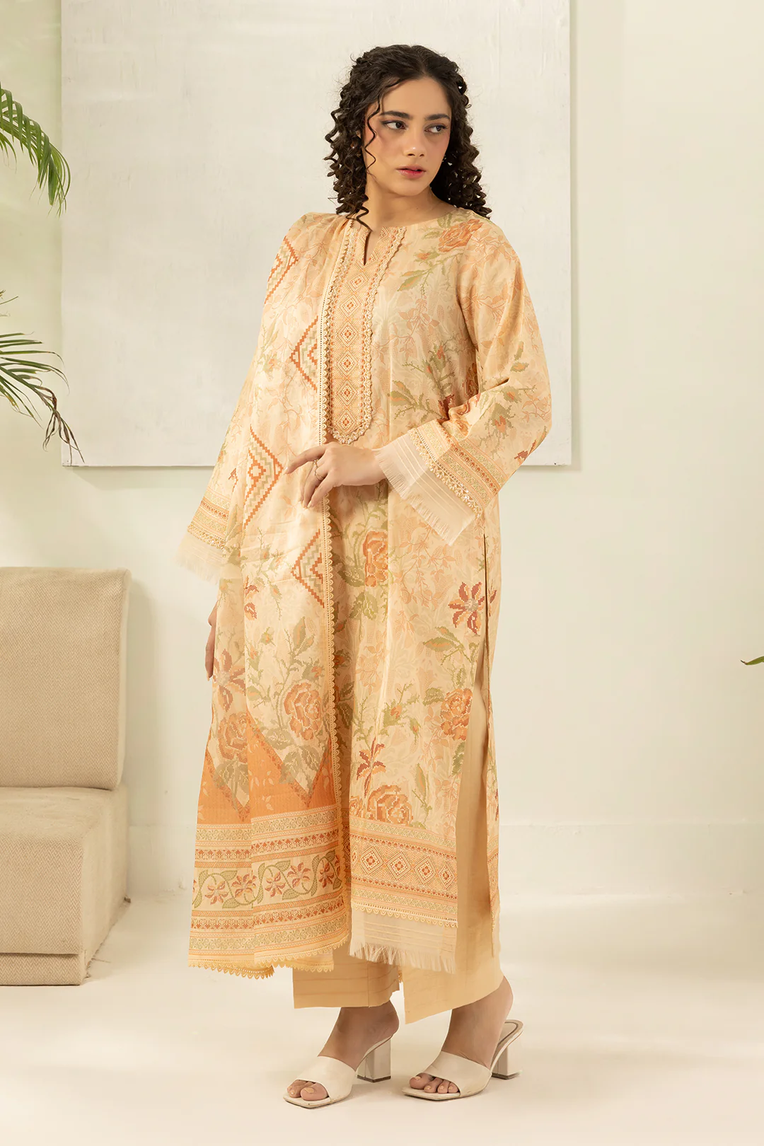 Shirt Shalwar Dupatta - 0418 - Image 6
