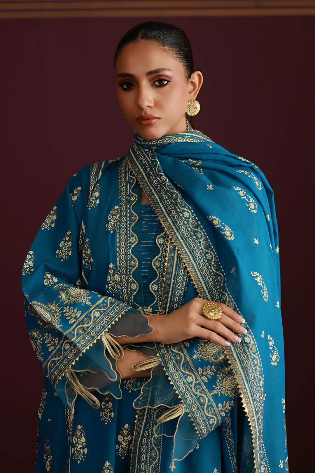 Shirt Shalwar Dupatta - 0434 - Image 3
