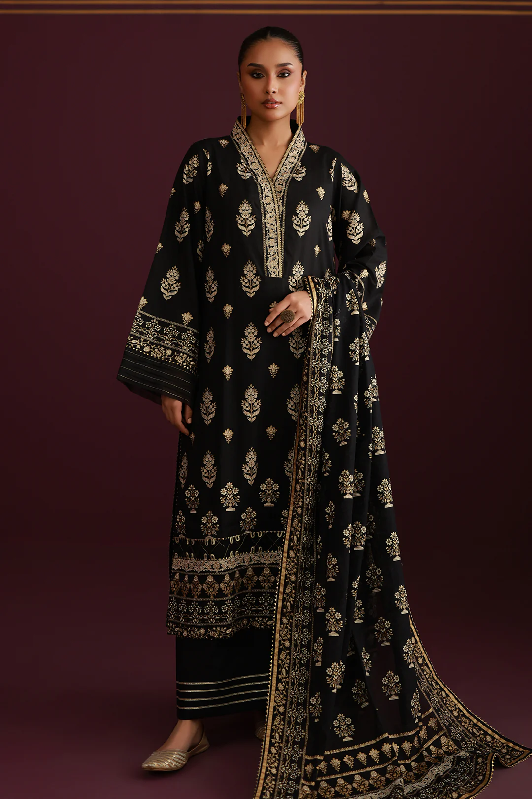 Shirt Shalwar Dupatta - 0436 - Image 8