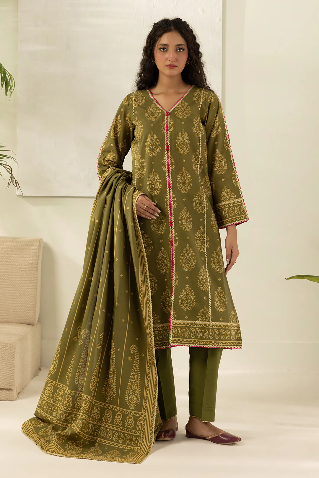 Shirt Shalwar Dupatta - 0437 - Image 5