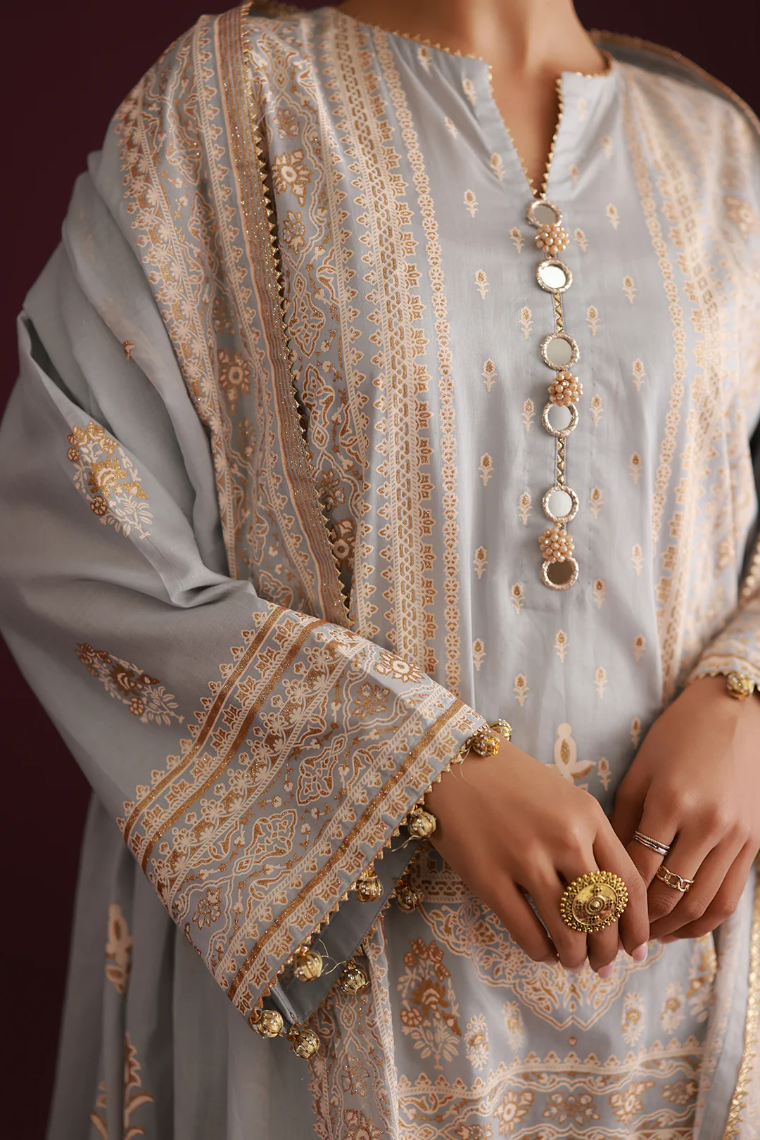 Shirt Shalwar Dupatta - 0438 - Image 5
