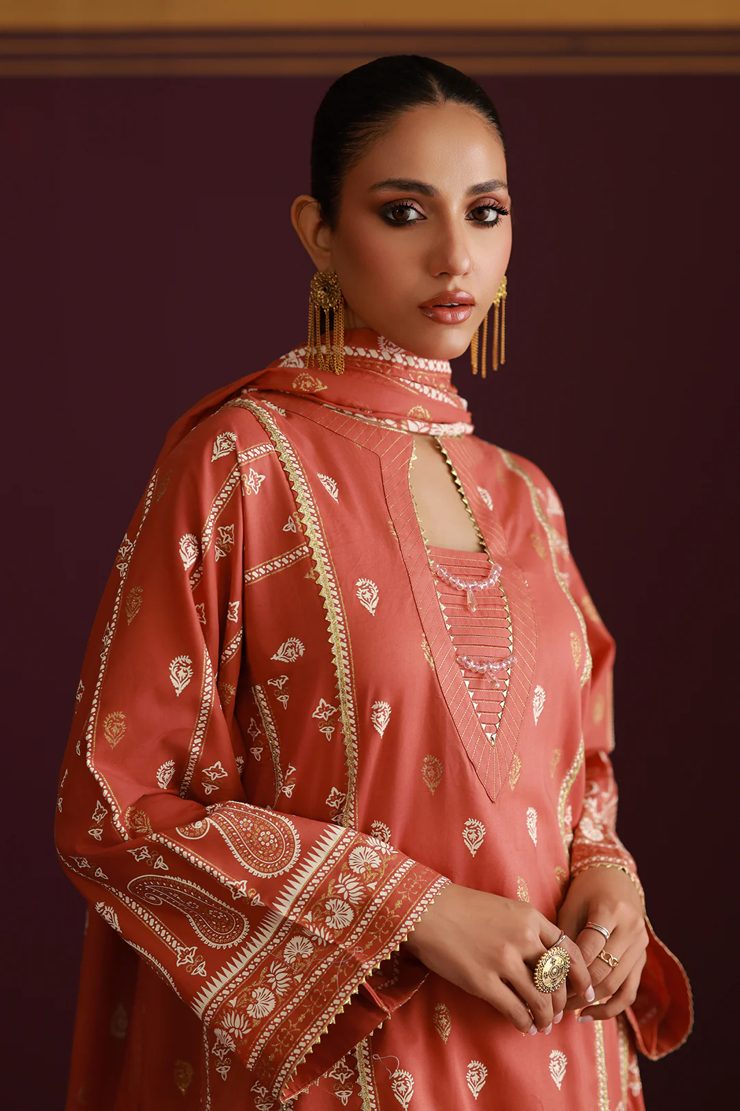Shirt Shalwar Dupatta - 0496 - Image 3
