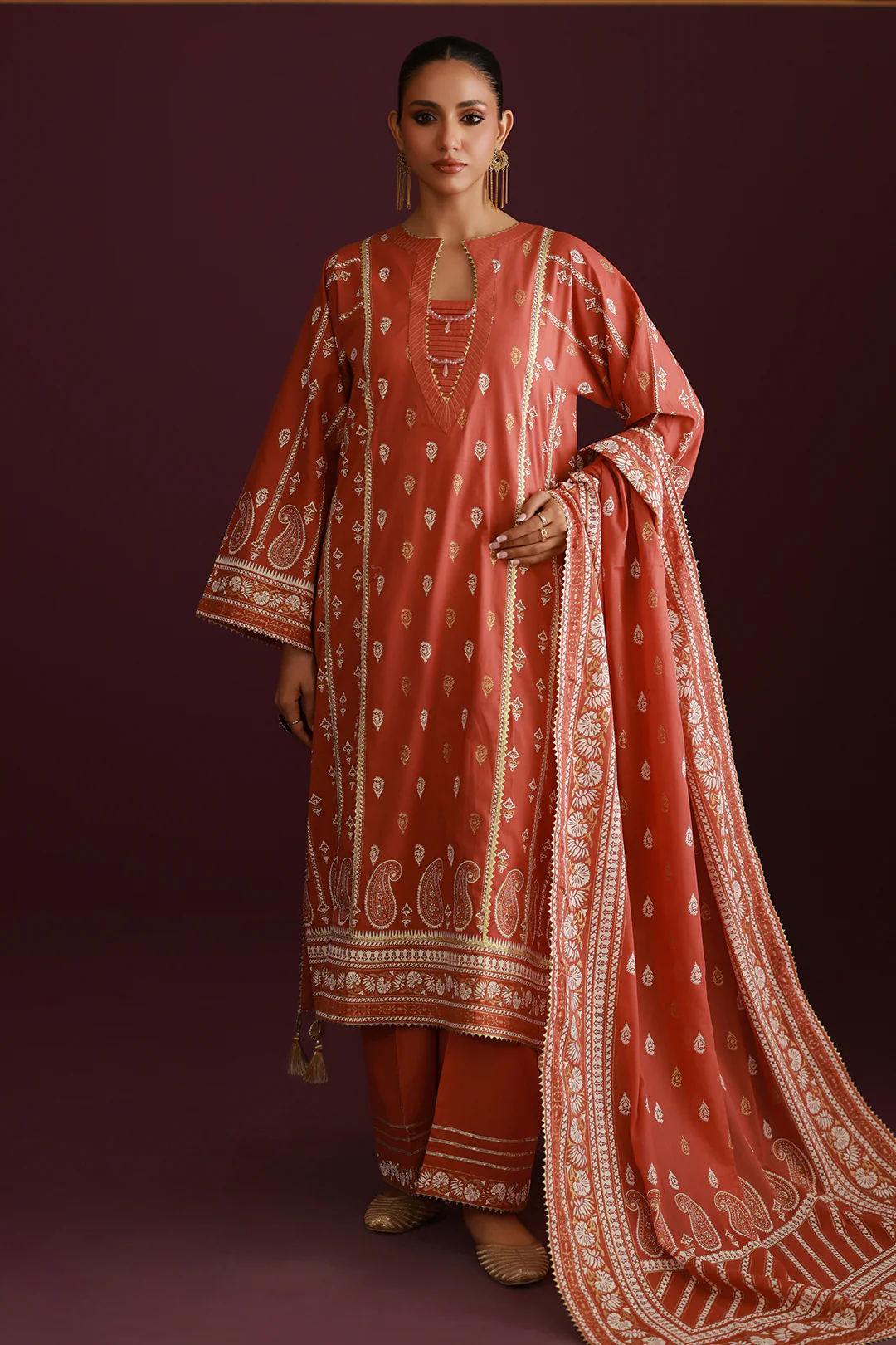 Shirt Shalwar Dupatta - 0496 - Image 4