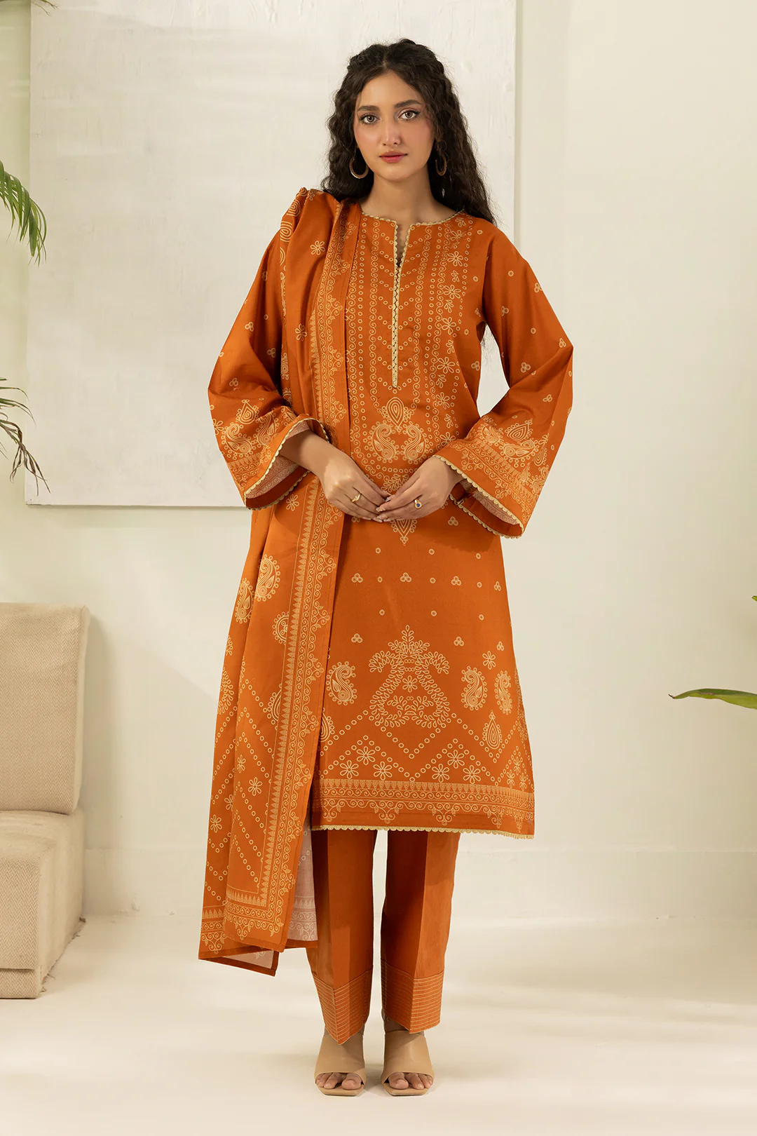 Shirt Shalwar Dupatta - 0497 - Image 3