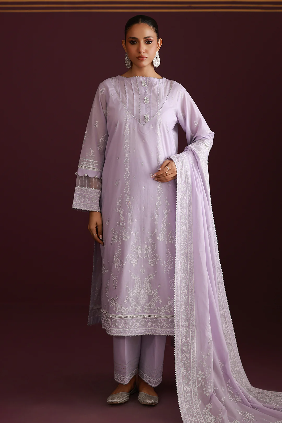 Shirt Shalwar Dupatta - 0498 - Image 2