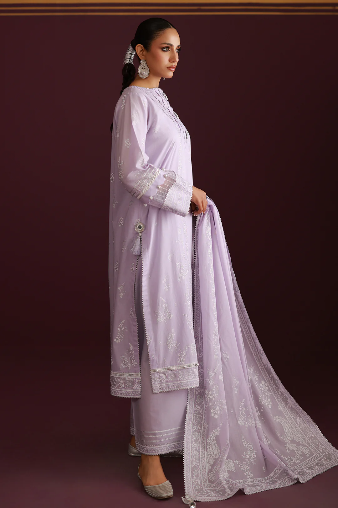 Shirt Shalwar Dupatta - 0498 - Image 5
