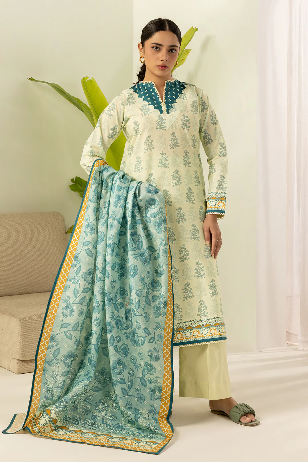 Shirt Shalwar Dupatta - 0553 - Image 3