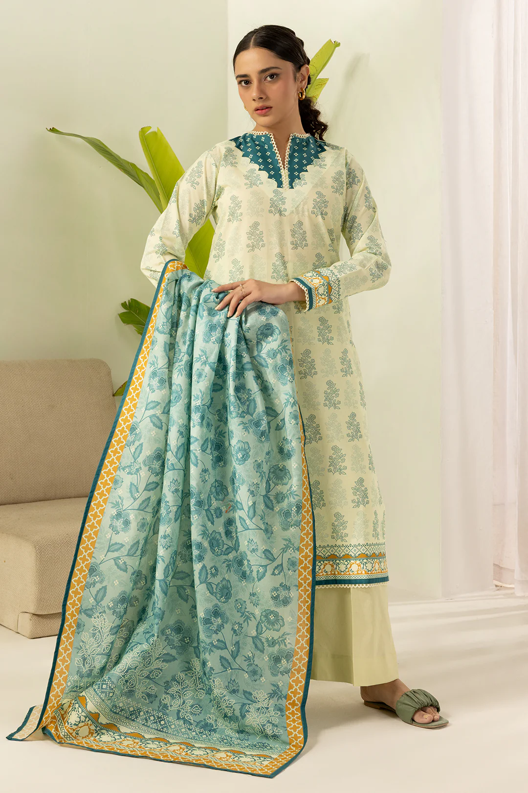 Shirt Shalwar Dupatta - 0553 - Image 4
