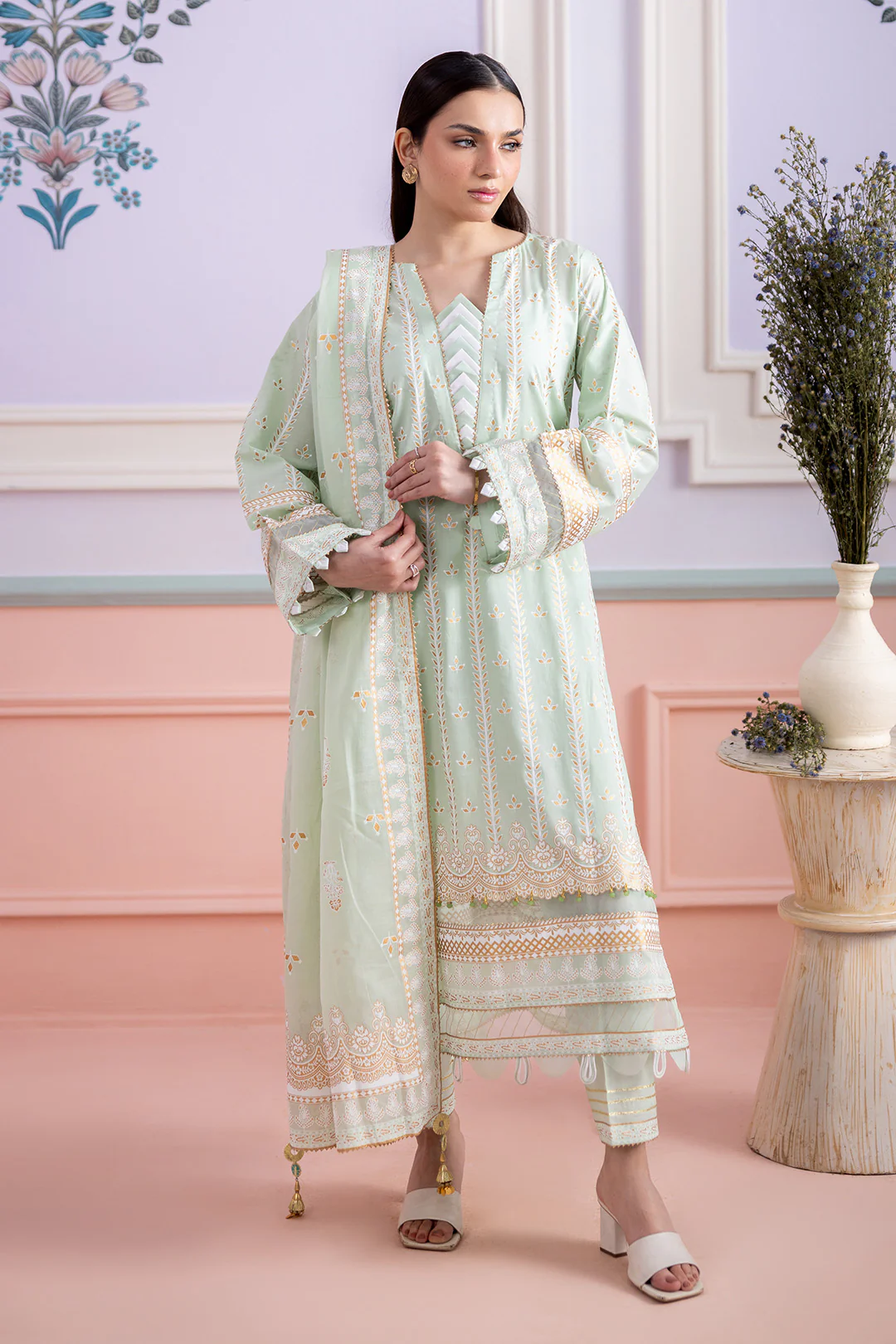 Shirt Shalwar Dupatta - 0558 - Image 5