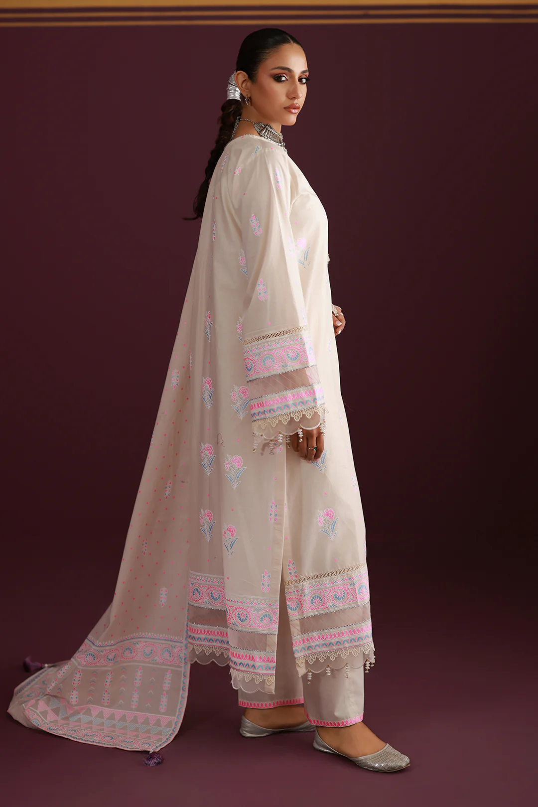 Shirt Shalwar Dupatta - 0634 - Image 6