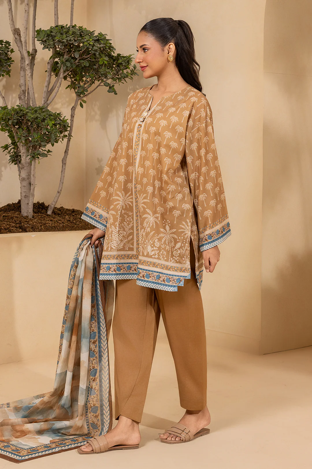Shirt Shalwar Dupatta - 0675 - Image 9