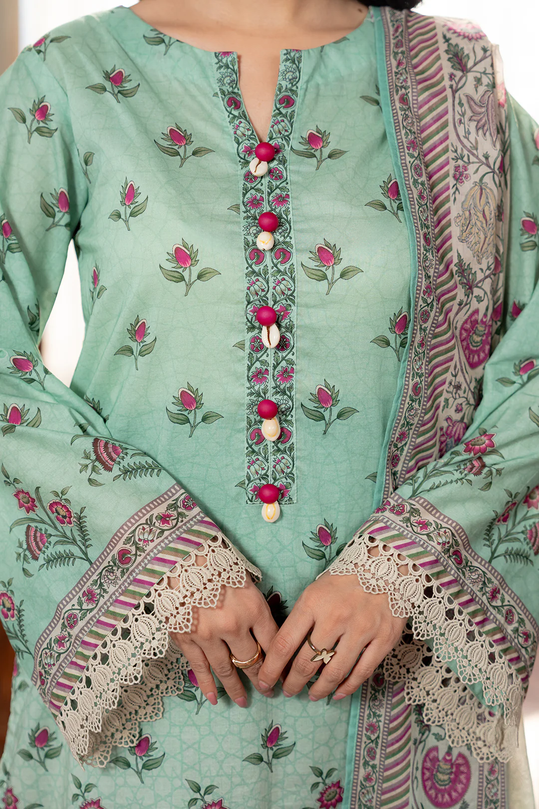 Shirt Shalwar Dupatta - 0684 - Image 7