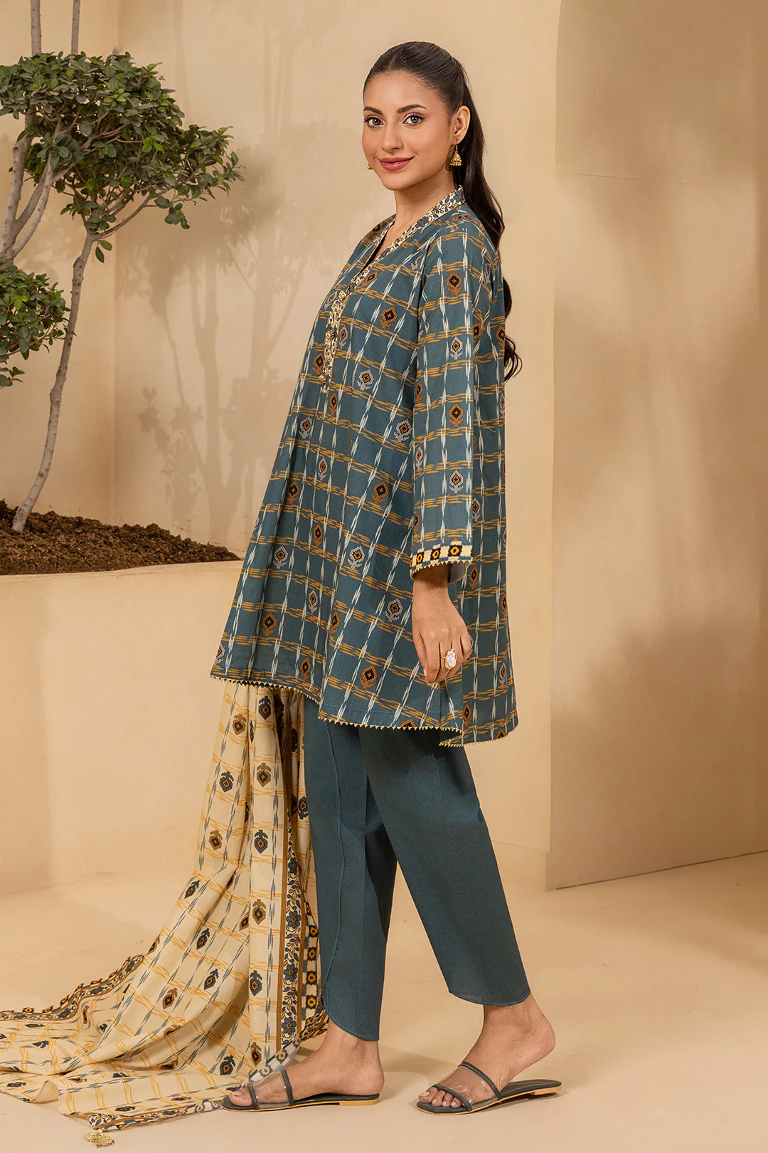 Shirt Shalwar Dupatta - 0689 - Image 5
