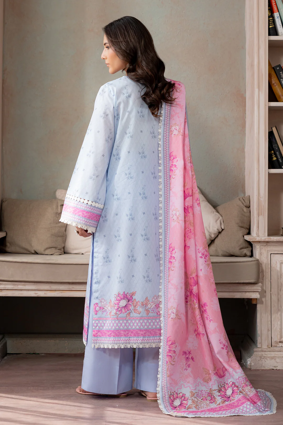 Shirt Shalwar Dupatta - 0694 - Image 10