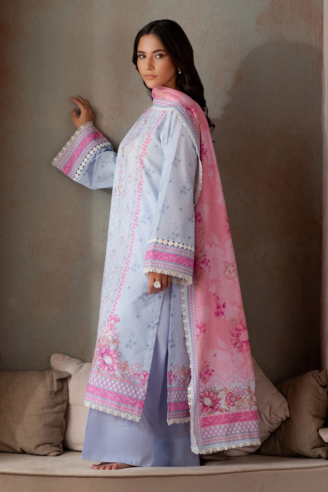 Shirt Shalwar Dupatta - 0694 - Image 4