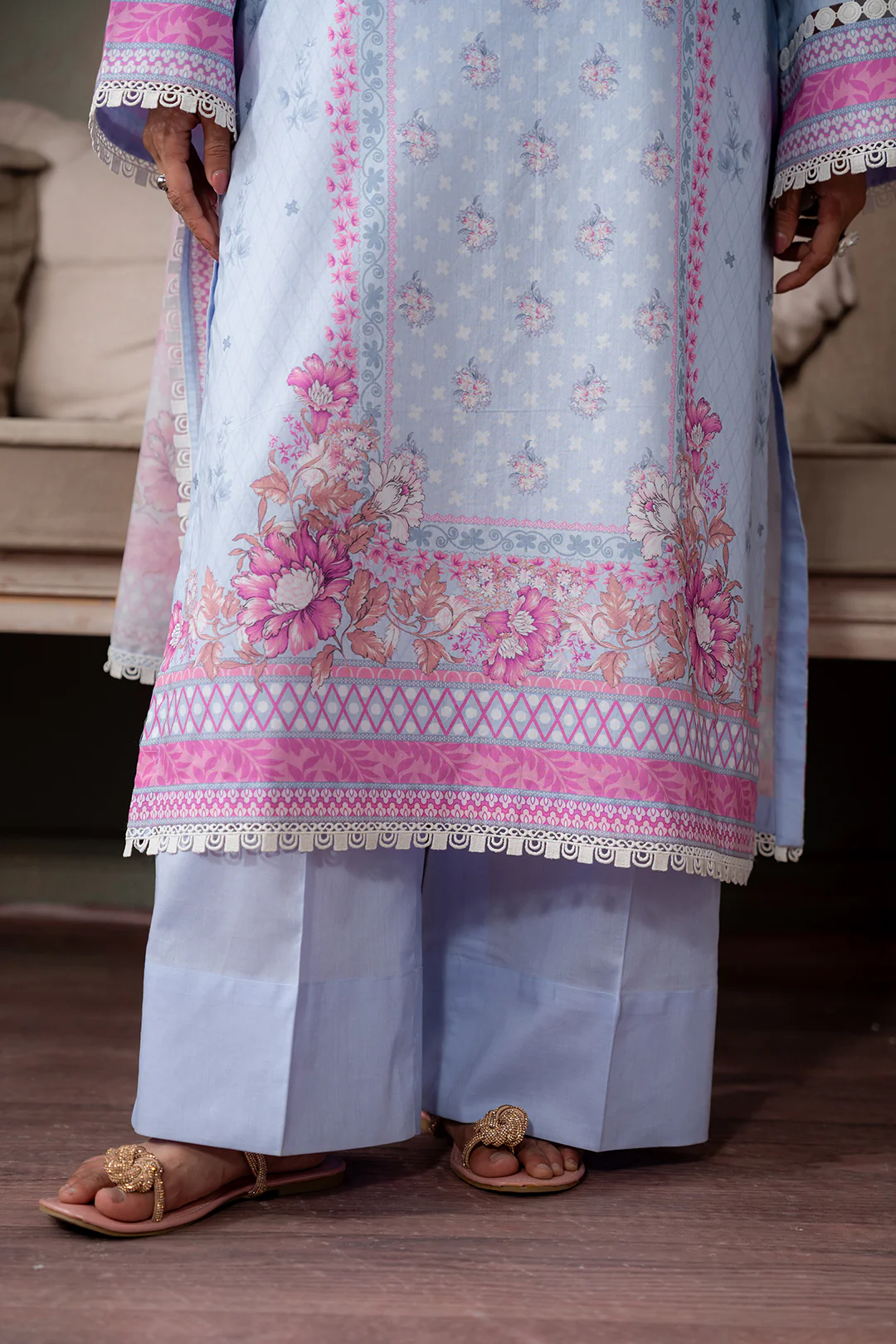 Shirt Shalwar Dupatta - 0694 - Image 7