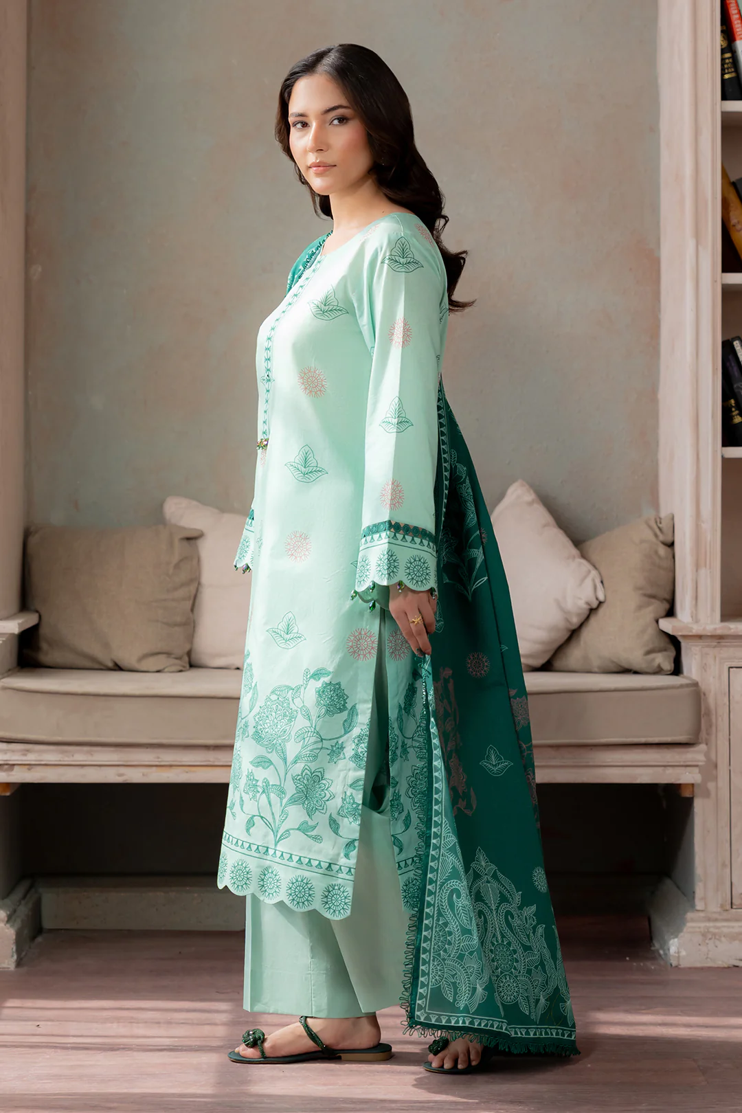 Shirt Shalwar Dupatta - 0695 - Image 6
