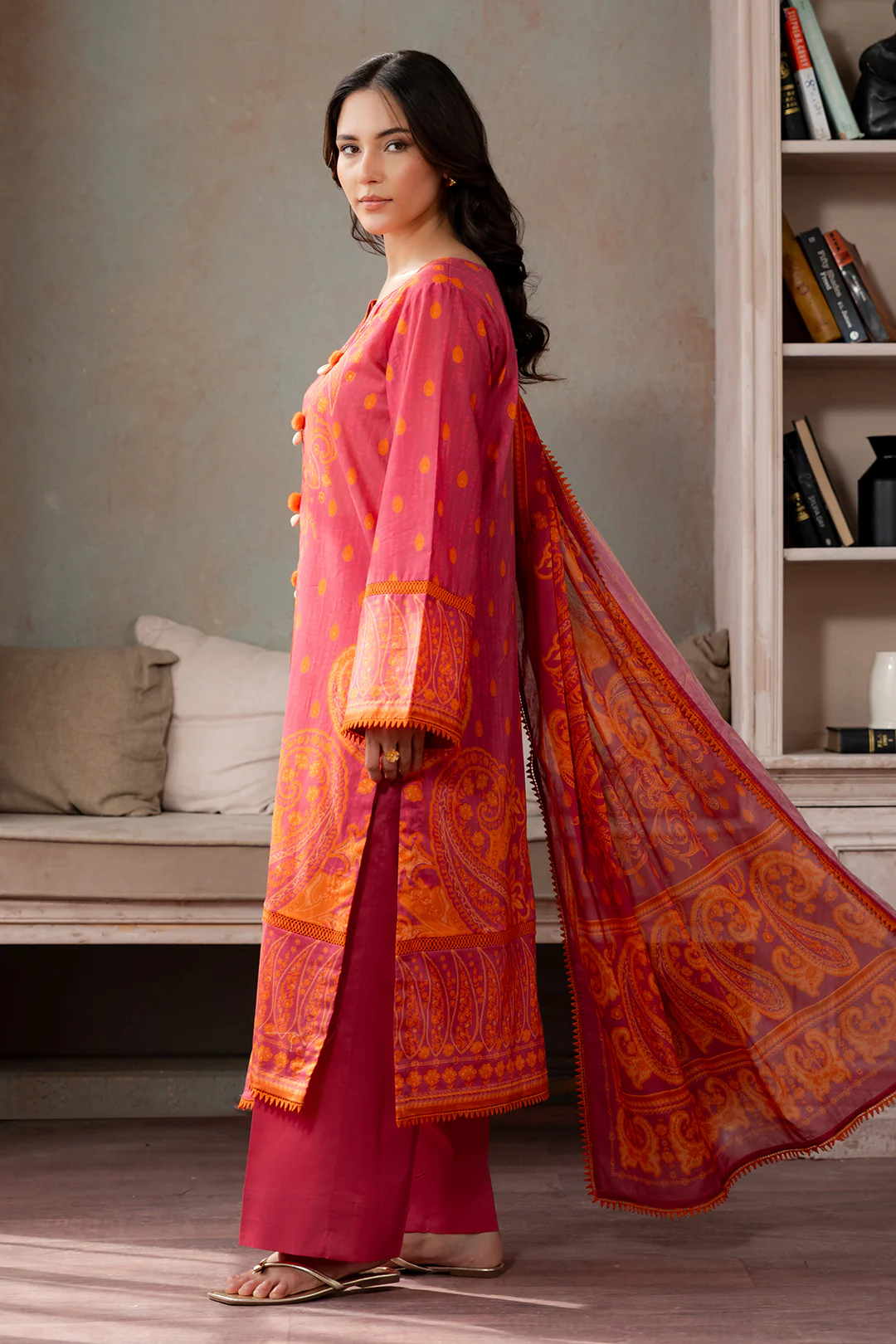 Shirt Shalwar Dupatta - 0697 - Image 7