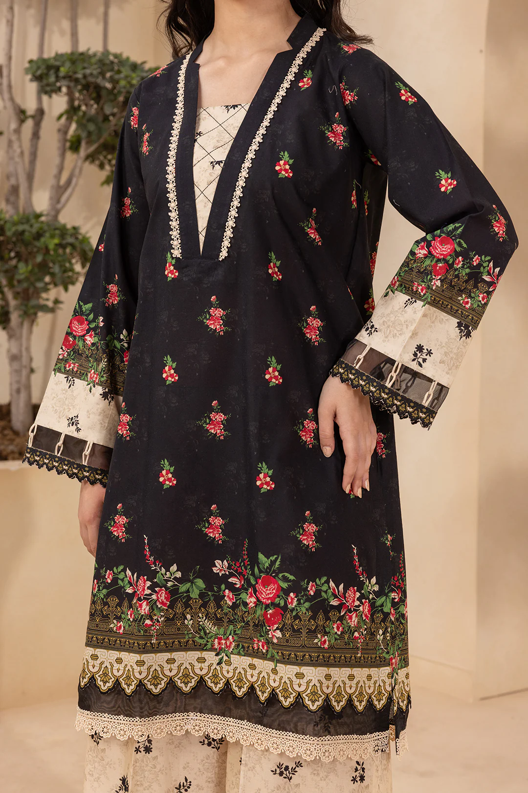 Shirt Shalwar Dupatta - 0698 - Image 3