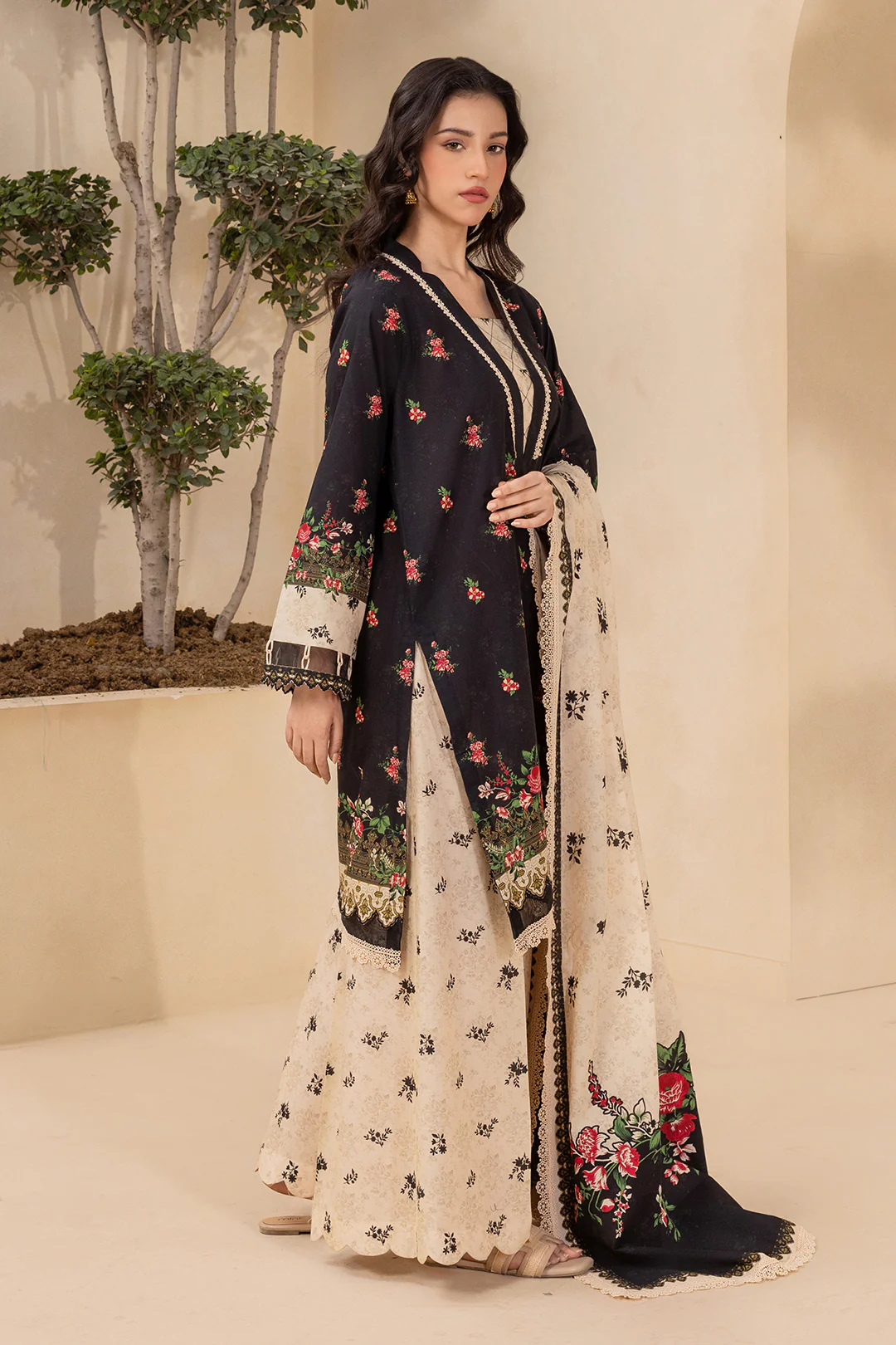Shirt Shalwar Dupatta - 0698 - Image 7