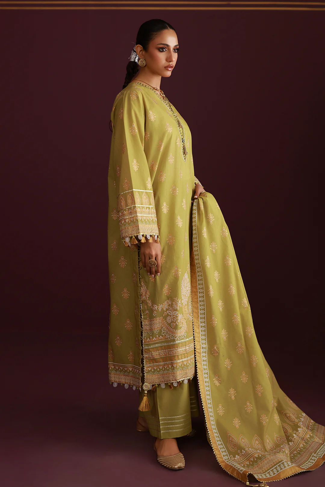 Shirt Shalwar Dupatta - 0702 - Image 10