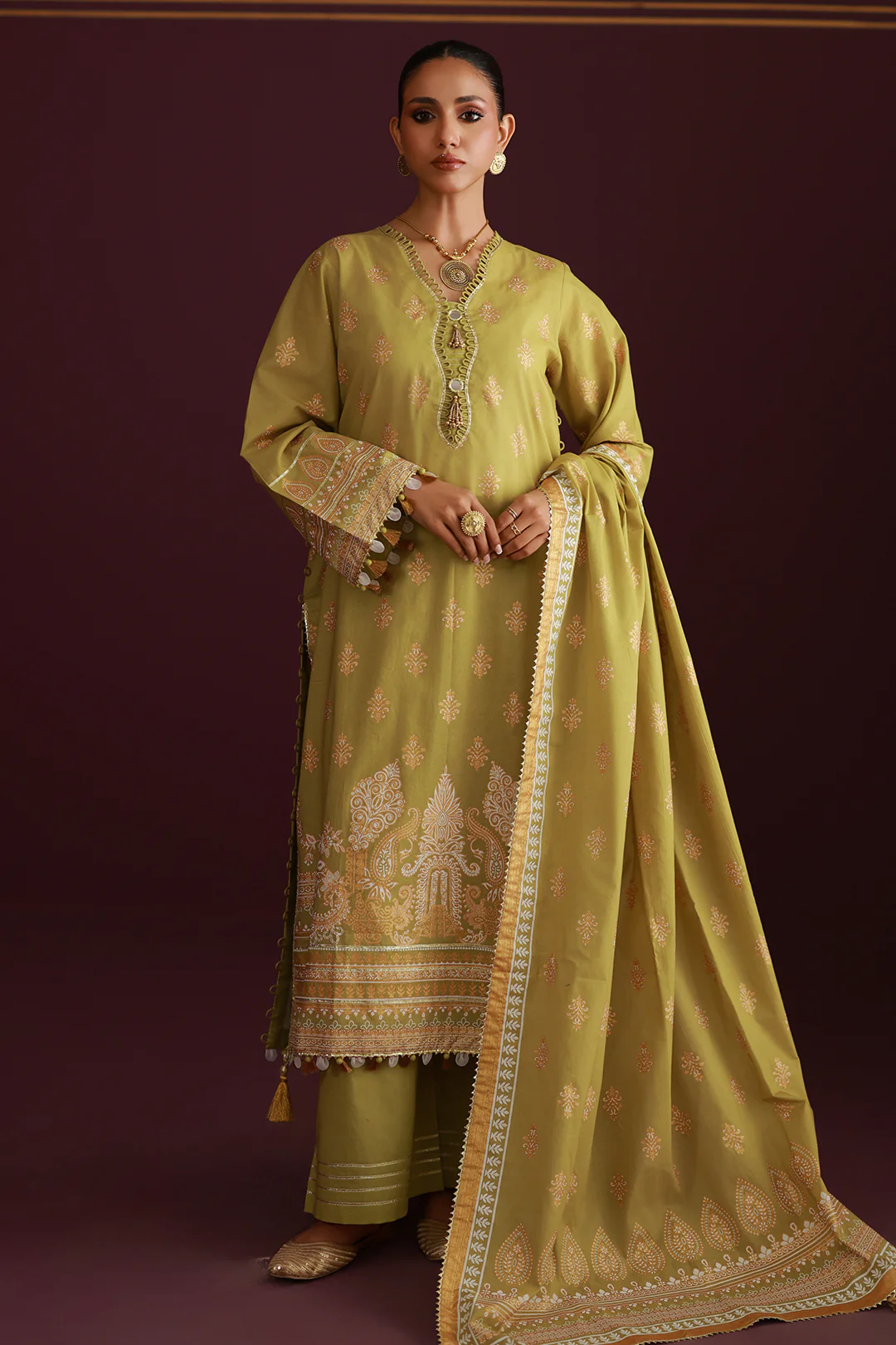 Shirt Shalwar Dupatta - 0702 - Image 6