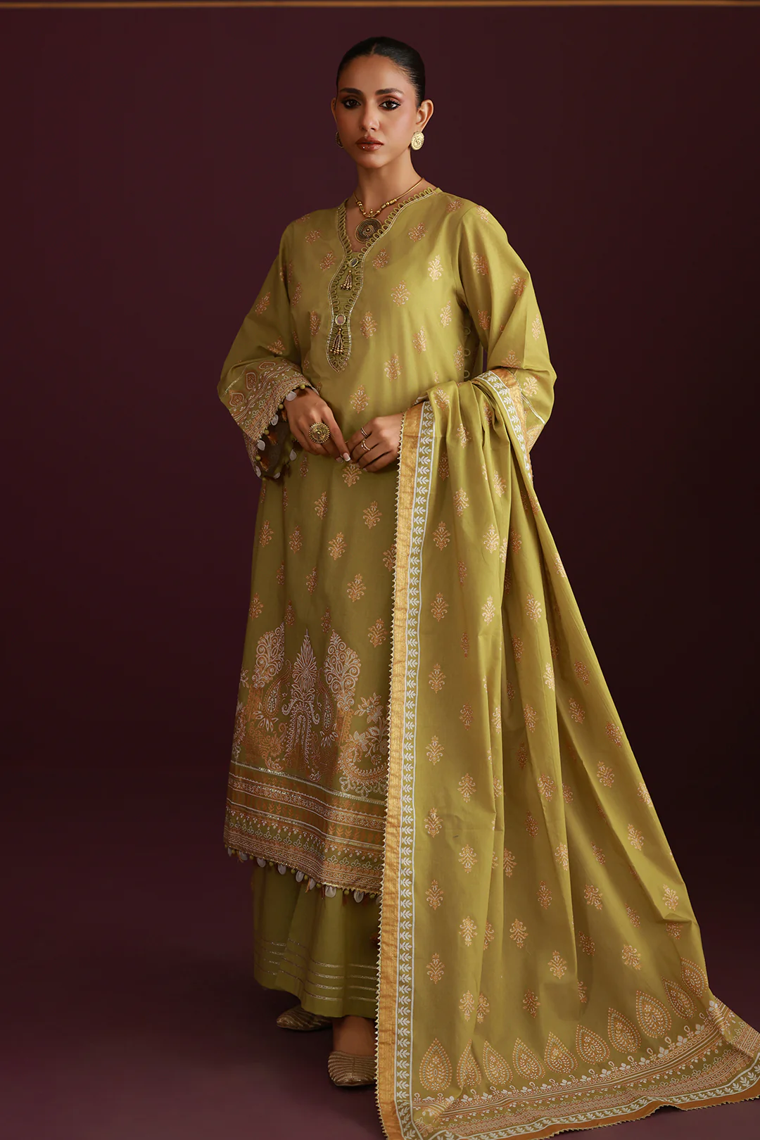 Shirt Shalwar Dupatta - 0702 - Image 8
