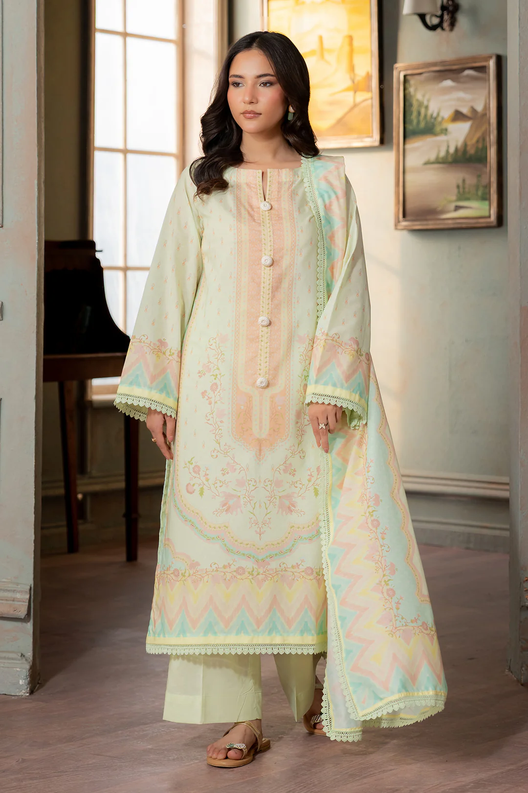 Shirt Shalwar Dupatta - 0746 - Image 5