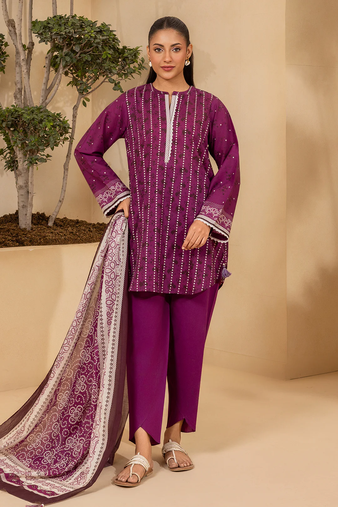 Shirt Shalwar Dupatta - 0761 - Image 3