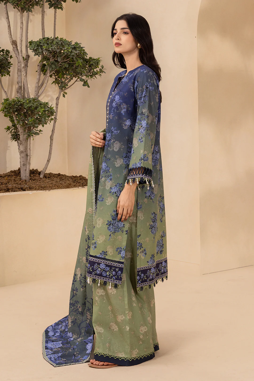 Shirt Shalwar Dupatta - 0766 - Image 6