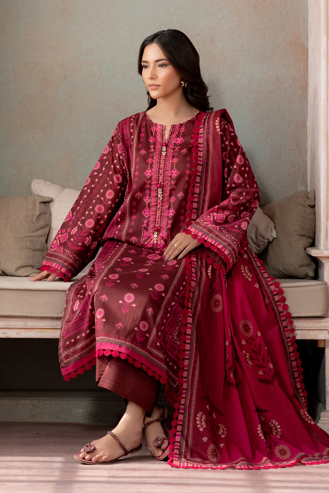 Shirt Shalwar Dupatta - 0771 - Image 5
