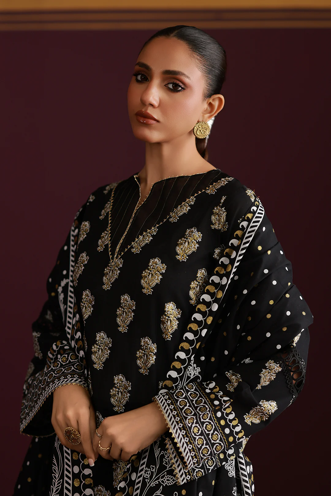 Shirt Shalwar Dupatta - 0776 - Image 3