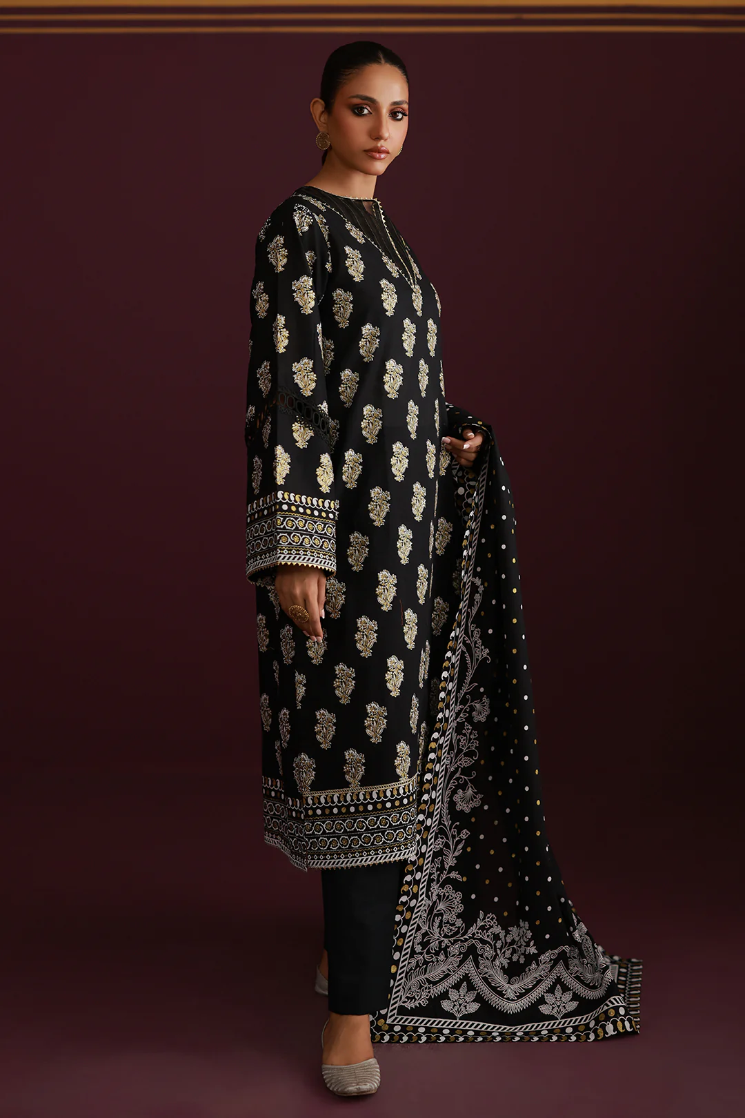 Shirt Shalwar Dupatta - 0776 - Image 5