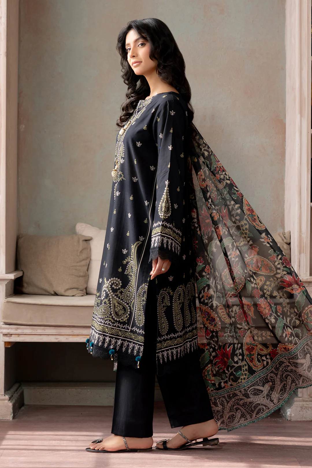 Shirt Shalwar Dupatta - 0837 - Image 7