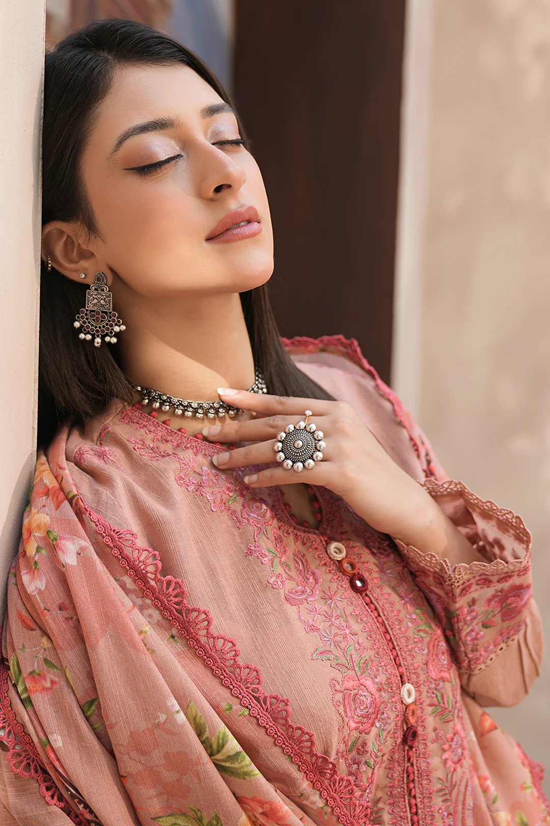 Embroidered Shirt Shalwar Dupatta - 0415