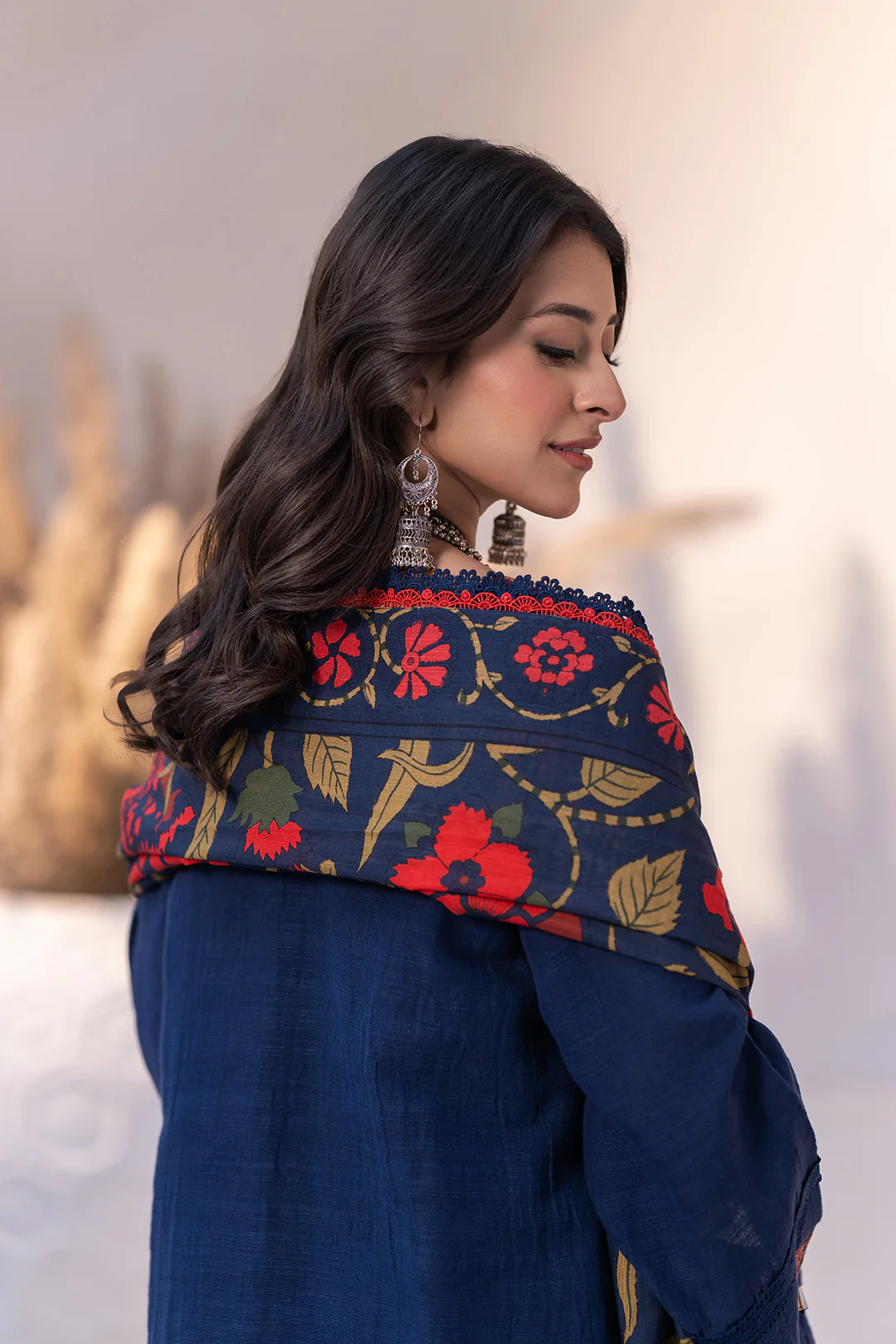 Embroidered Shirt Shalwar Dupatta - 0417 - Image 4