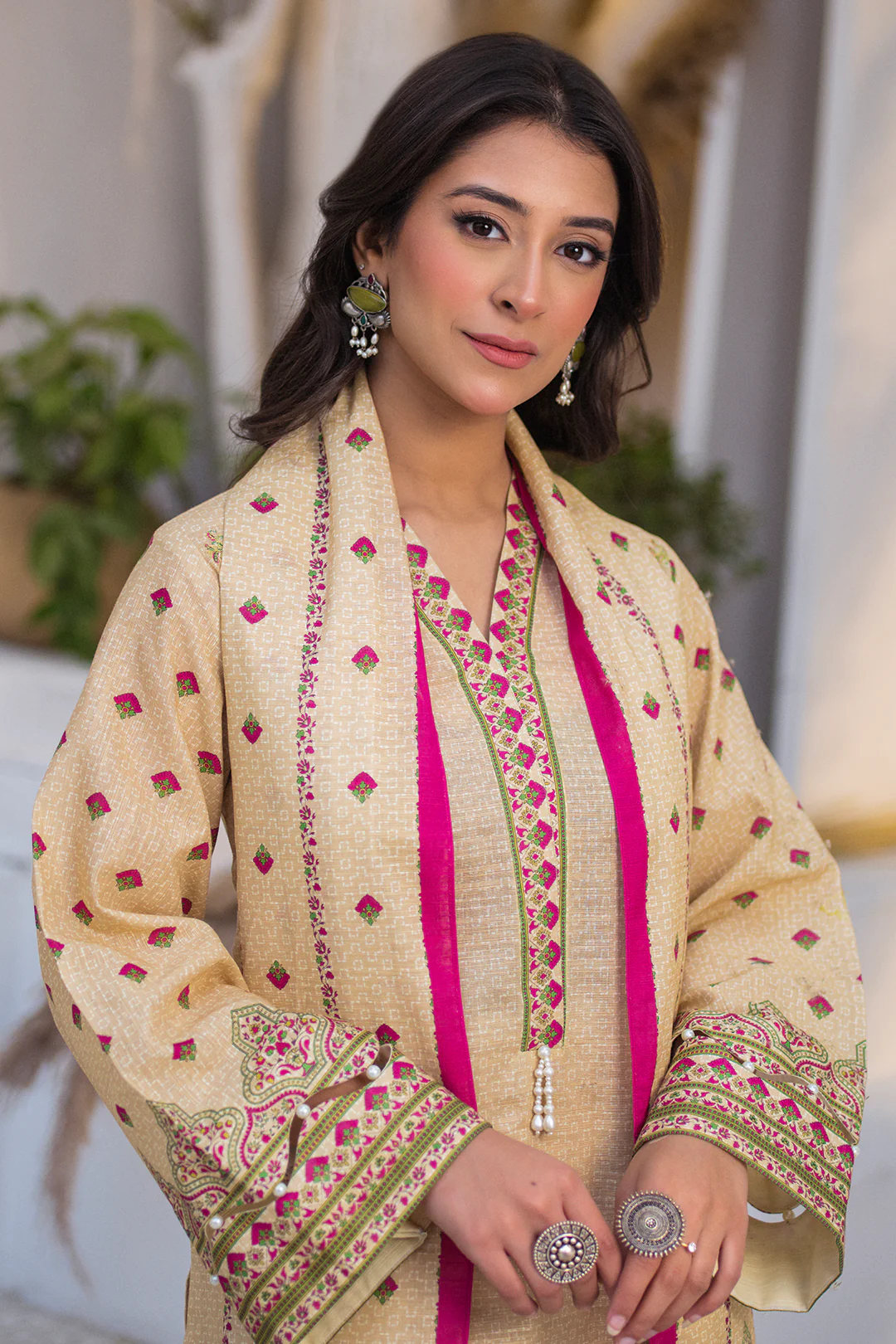 Embroidered Shirt Shalwar Dupatta - 0537