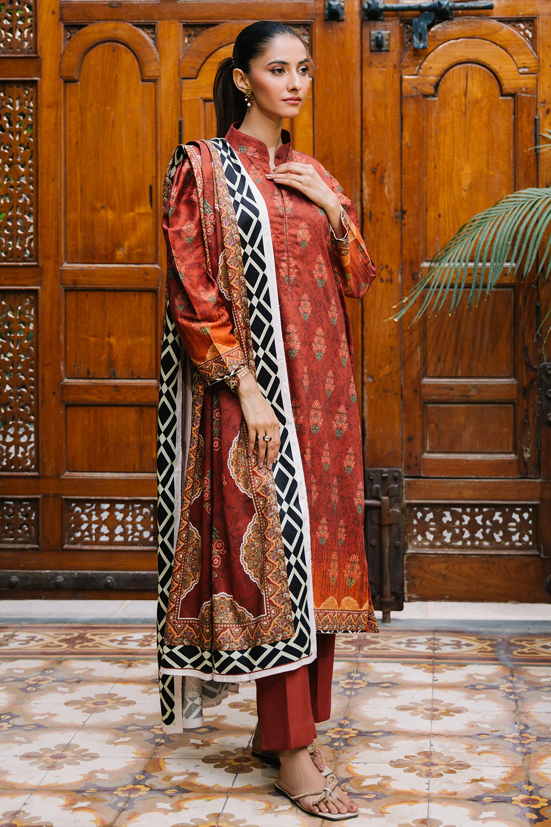 Shirt Shalwar Dupatta - 0208 - Image 3