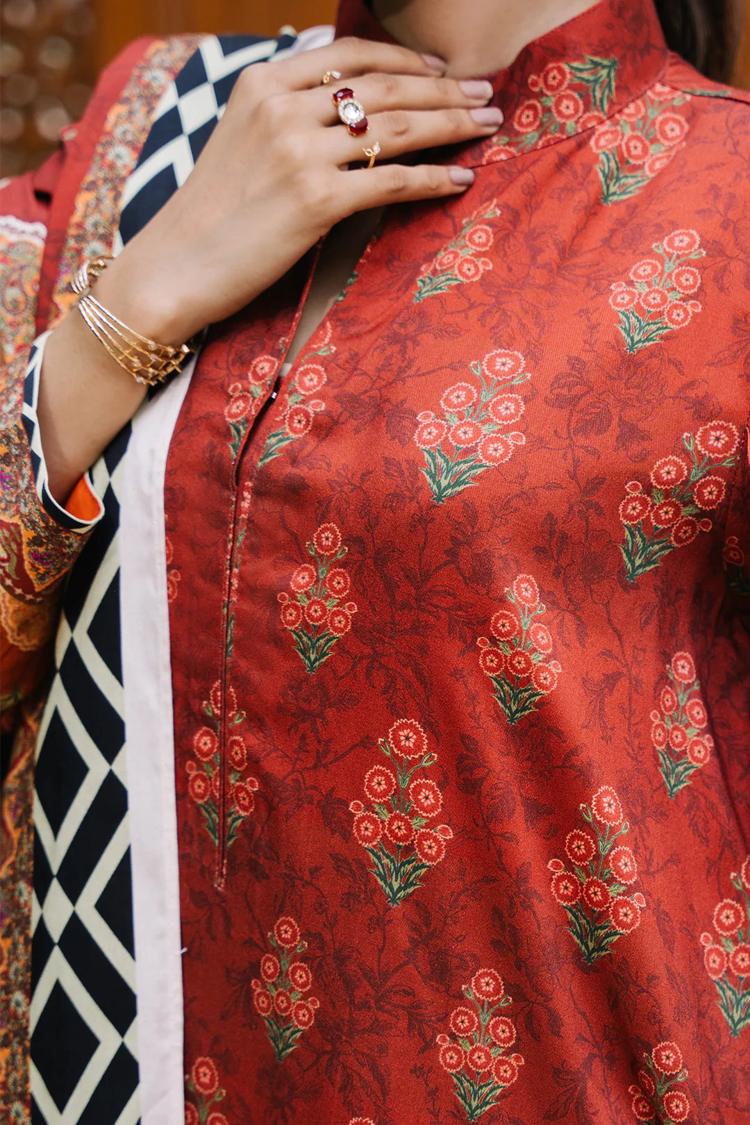 Shirt Shalwar Dupatta - 0208 - Image 4