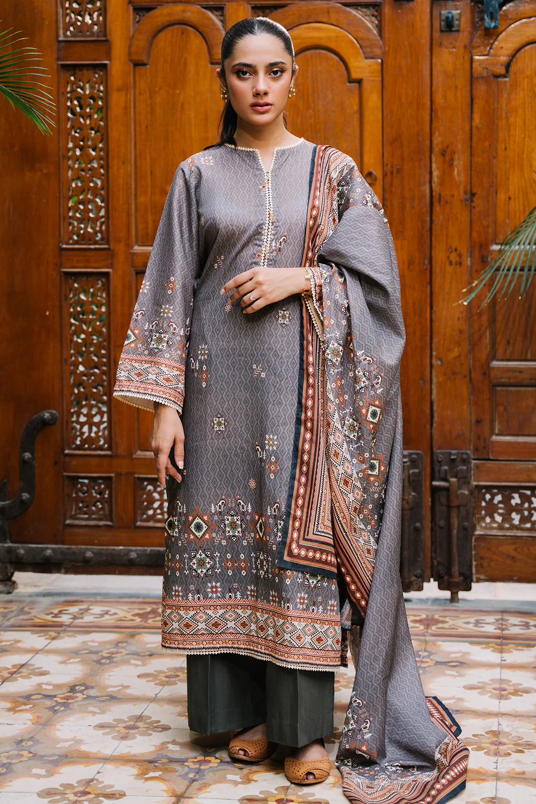 Shirt Shalwar Dupatta - 0210 - Image 2