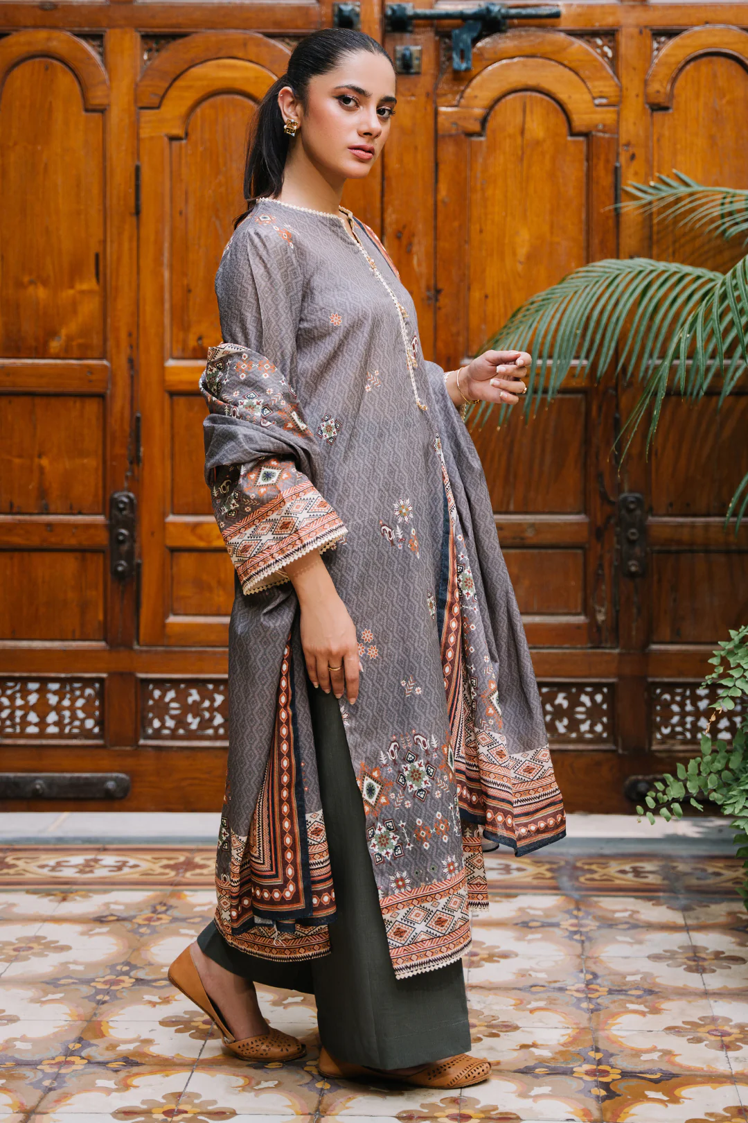 Shirt Shalwar Dupatta - 0210 - Image 3