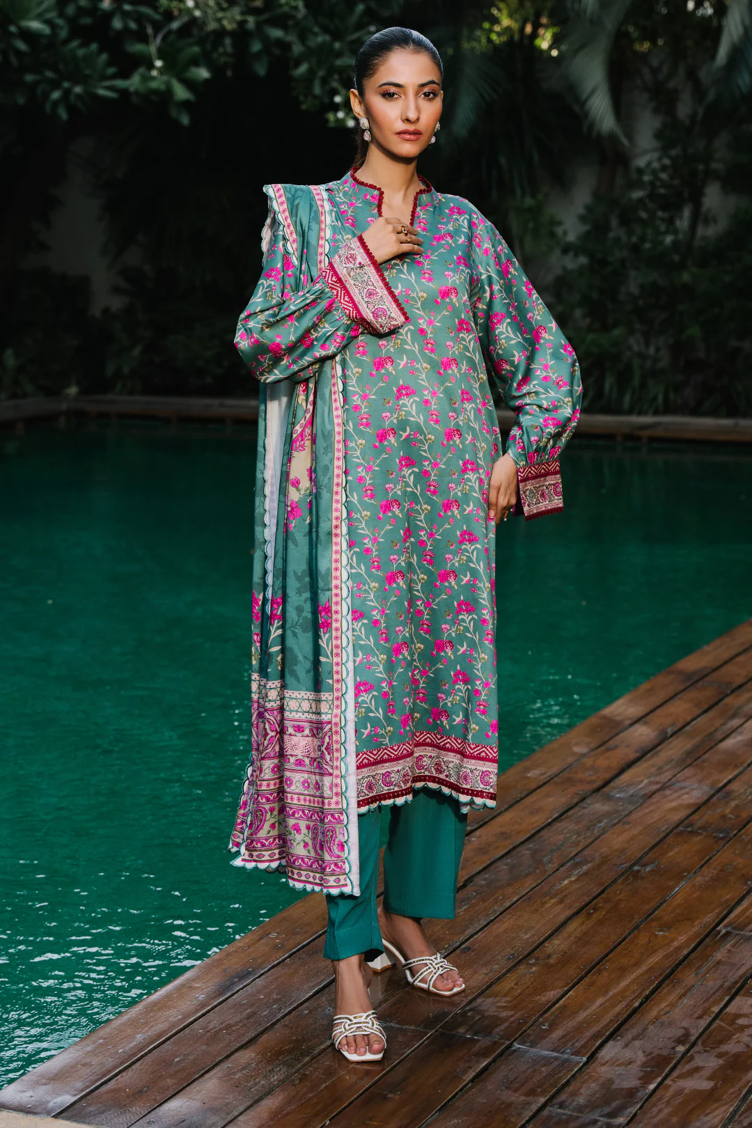 Shirt Shalwar Dupatta - 0296 - Image 3