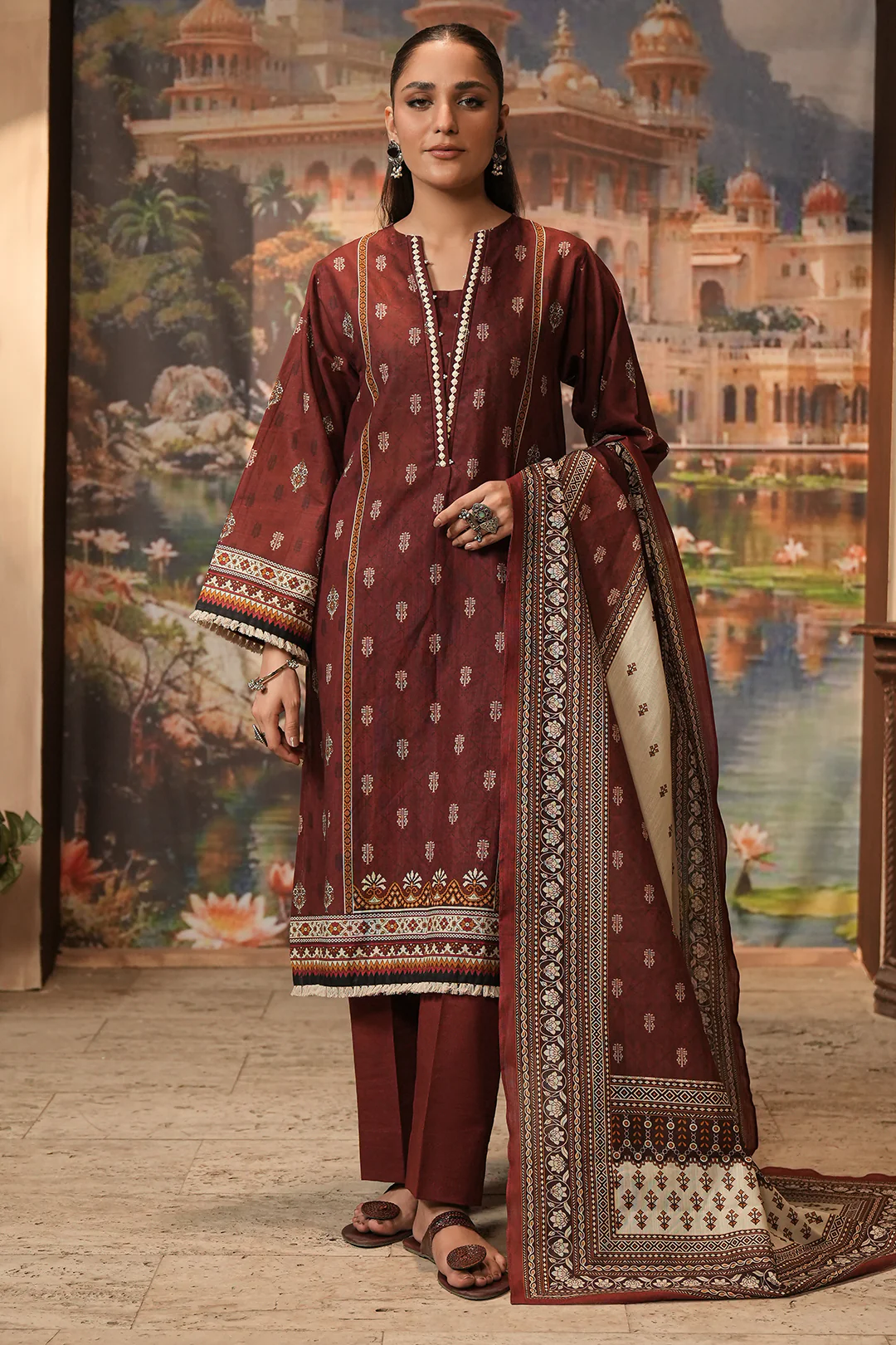 Shirt Shalwar Dupatta - 0374 - Image 2