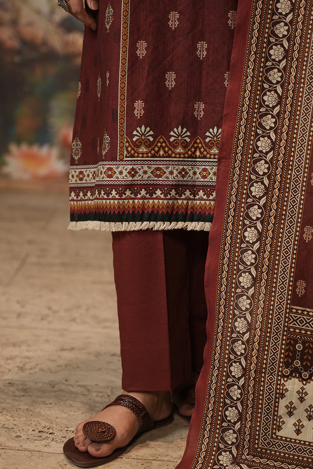 Shirt Shalwar Dupatta - 0374 - Image 3